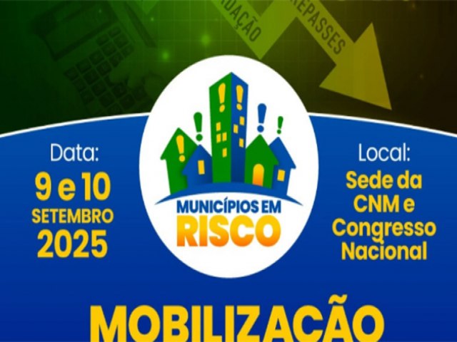 Prefeitos se reúnem em Brasília para discutir o enfrentamento da crise e riscos fiscais Prefeitos se reúnem em Brasília para discutir o enfrentamento da crise e riscos fiscais