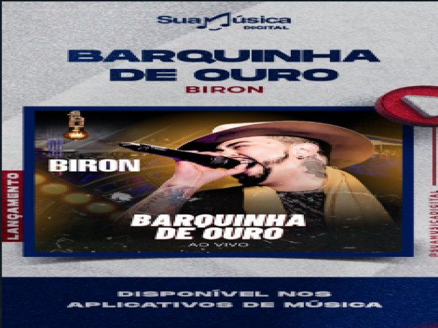 Biron faz releitura de 'Barquinha de Ouro' e abala as paradas musicais com exploso de 6 milhes de visualizaes