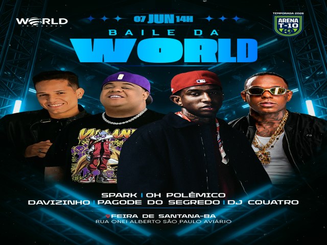 Baile da World re�ne Oh Pol�mico, Spark, Davizinho e Pagode do Segredo em Feira de Santana