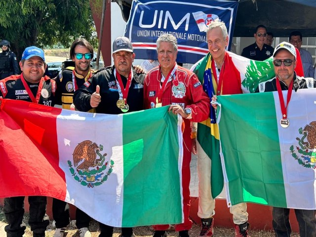 Tricampeo Mundial Lebos Chaguri Conquista Vice Campeonato Mundial de Motonutica  no Mxico