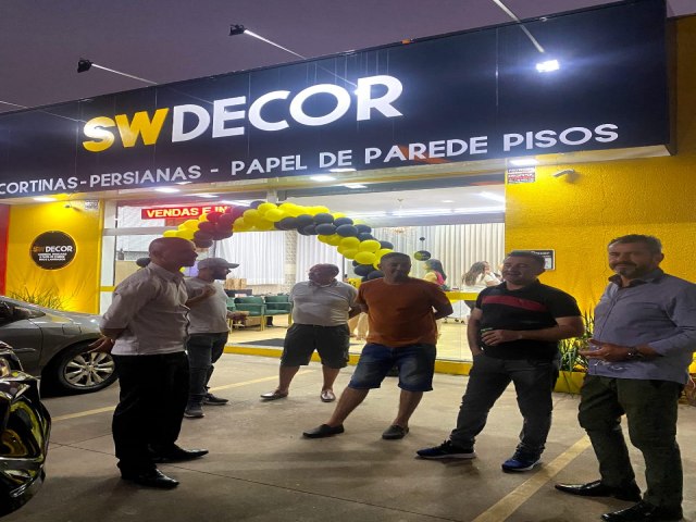 SW Decor celebra 10 anos de sucesso com evento especial em sua loja