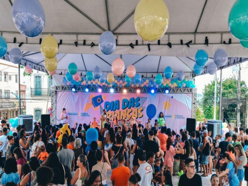 Festa das Crianas agita o feriado em quatro praas de Itabora