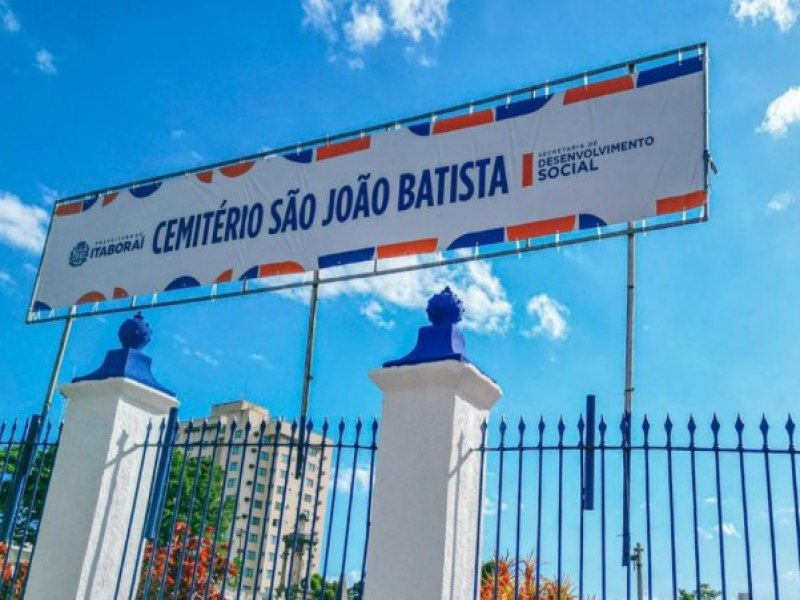 Dia de Finados: cemitrios municipais de Itabora se preparam para o feriado deste sbado