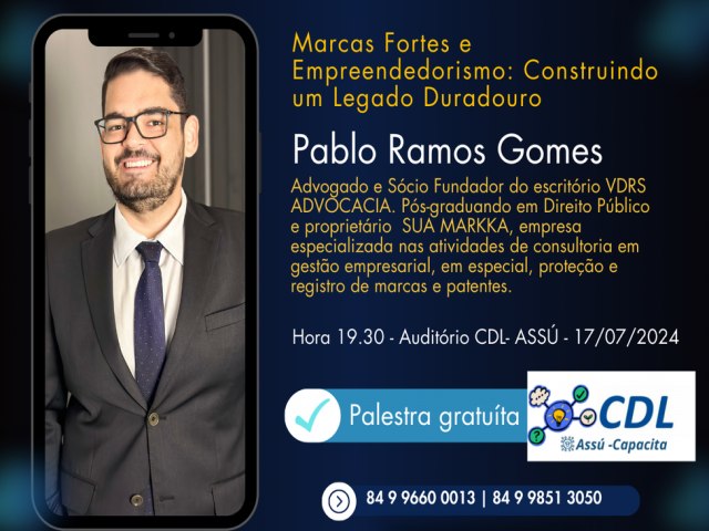 CDL CAPACITA realizar palestra abordando registro de Marcas e Patentes 