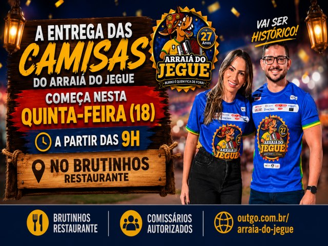 Entrega das Camisas do Arrai� do Jegue Come�a Nesta Quinta-feira (18) em Ass�