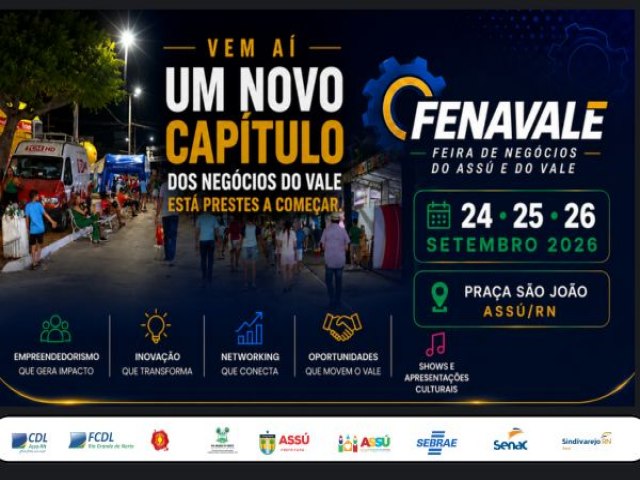 FENAVALE 2026 já tem data definida e acontecerá em setembro FENAVALE 2026 já tem data definida e acontecerá em setembro