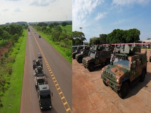 Blindados chegam a Roraima em meio a escalada de tenses entre Venezuela e Guiana