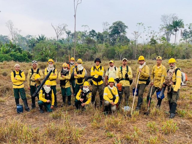 Mais de 270 brigadistas federais combatem incndios florestais em Roraima