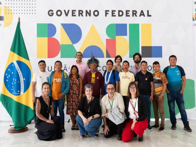 Lideranas Yanomami visitam Palcio do Planalto em Semana de Dilogo e Consulta