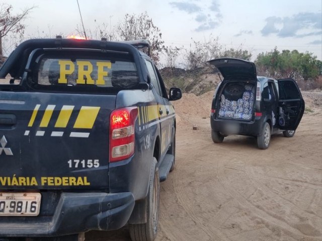 Contrabando na fronteira: PRF apreende uma tonelada de alho vindo da Guiana