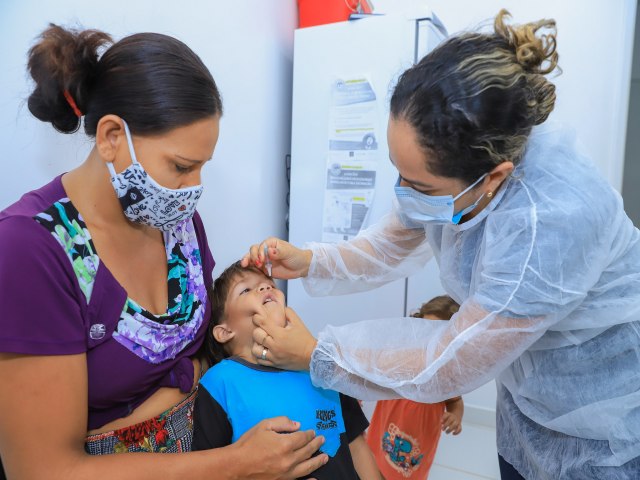  Crianas de 1 ano a menos de 5 anos de idade so alvo de Campanha contra a Polio em Boa Vista