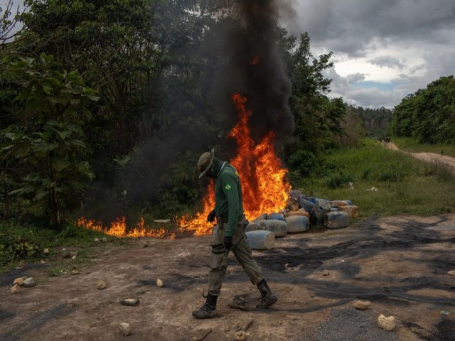 Operao na Terra Yanomami resulta em priso de suspeito envolvido na atividade do garimpo ilegal