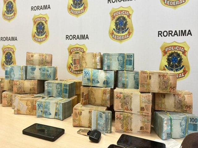 PF apreende mais de R$ 1 milho em ao de combate ao crime eleitoral em Roraima