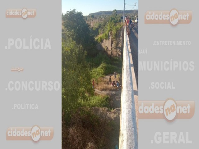 Mulher é encontrada caída embaixo de ponte em Monsenhor Hipólito
