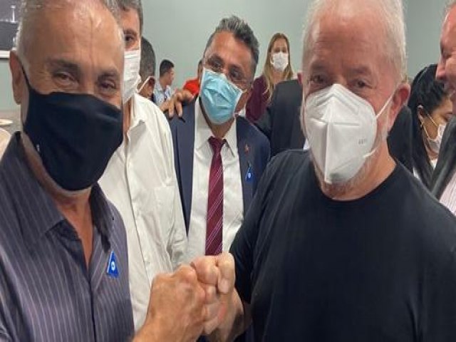 Araujinho se encontra com o ex-presidente Lula em Teresina