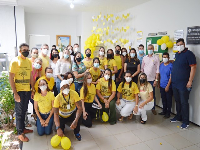 Saúde de Picos promove roda de conversa com integrantes da Câmara de Vereadores sobre o Setembro Amarelo
