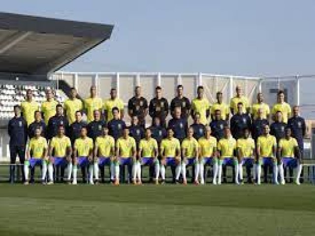 CBF divulga foto oficial da seleção para a Copa do Mundo no Catar