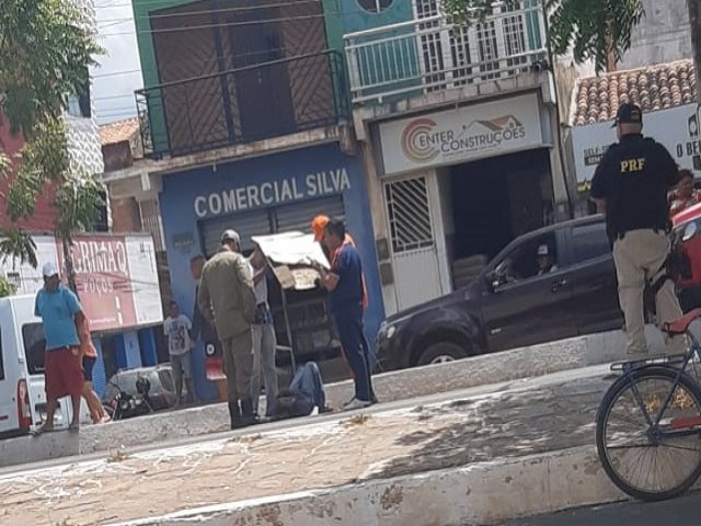 Homem é atropelado por caminhão-pipa no bairro Bomba em Picos