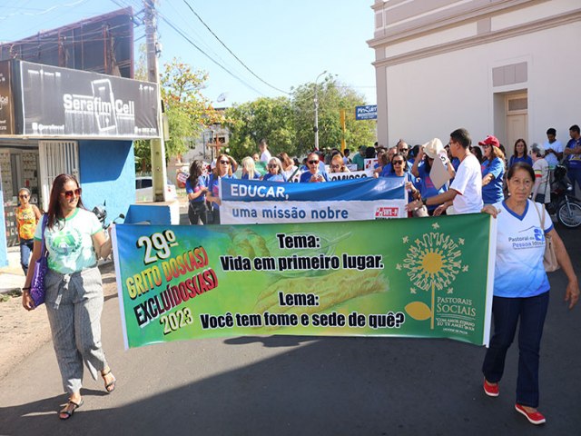 29º Grito dos Excluídos levanta bandeiras sociais pelas ruas de Picos