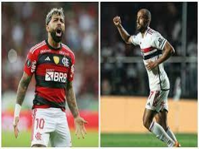 Confira e compare os 11 titulares de São Paulo e Flamengo para a final da Copa do Brasil
