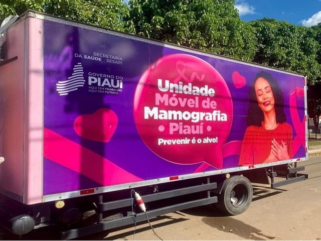 Picos recebe serviços dos Caminhões da Mamografia da Sesapi