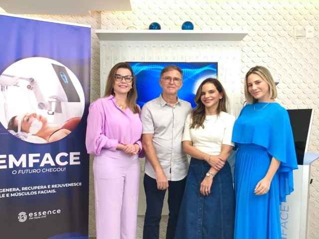 EMFACE, o primeiro e nico equipamento no Cear de remodelao facial no invasivo que trata em simultneo pele e msculo