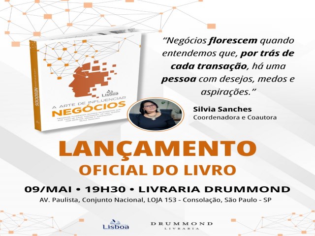 Lanamento do livro A Arte de Influenciar Negcios