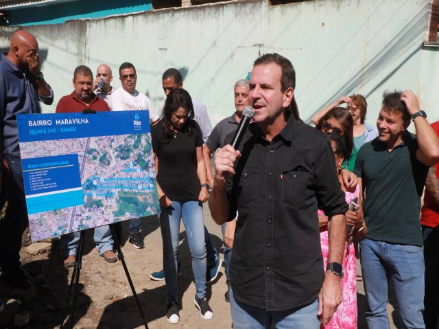 Prefeitura inaugura obras de urbanizao e infraestrutura do Bairro Maravilha em 12 ruas de comunidade da Zona Oeste