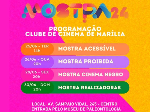Clube de Cinema de Marlia recebe 7 Mostra Livre de Cinema