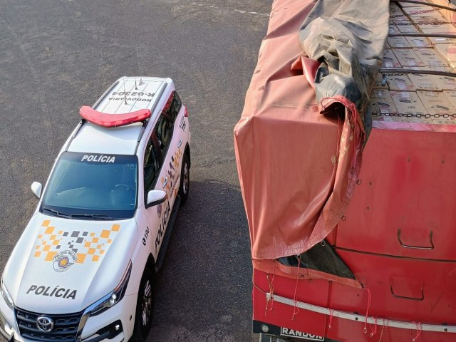 POLICIA RODOVIRIA PRENDE INDIVDUO POR CONTRABANDO EM RODOVIA DE CNDIDO MOTA/SP