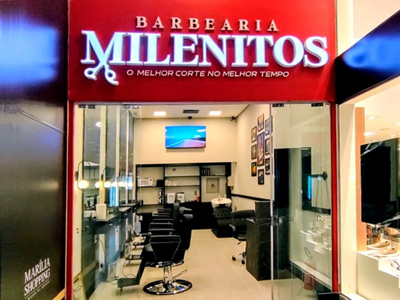 Com foco em atendimento personalizado, Barbearia Milenitos  inaugurada no Marlia Shopping