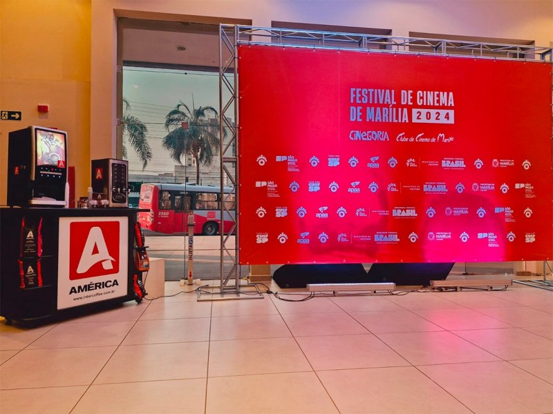 Marca Amrica da Intercoffee apoia o Festival de Cinema de Marlia 2024