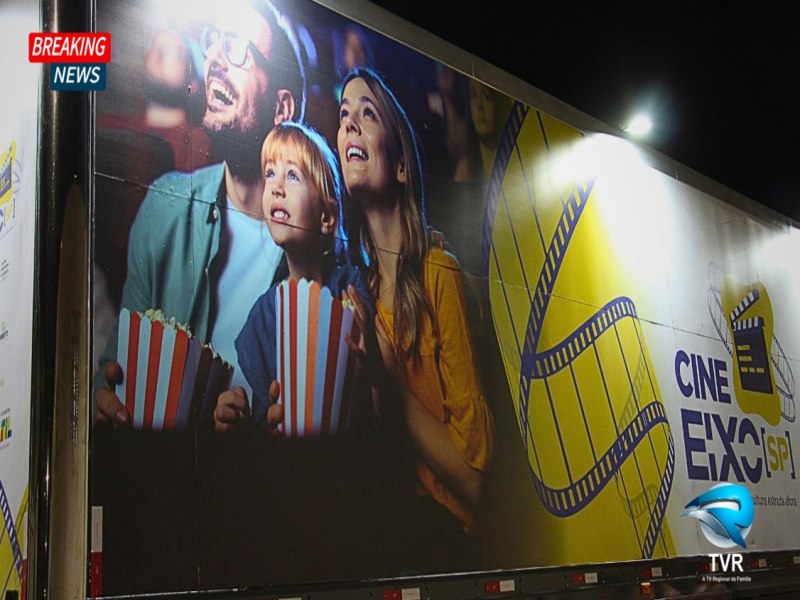 Caravana CineEixoSP chega em Herculndia - SP