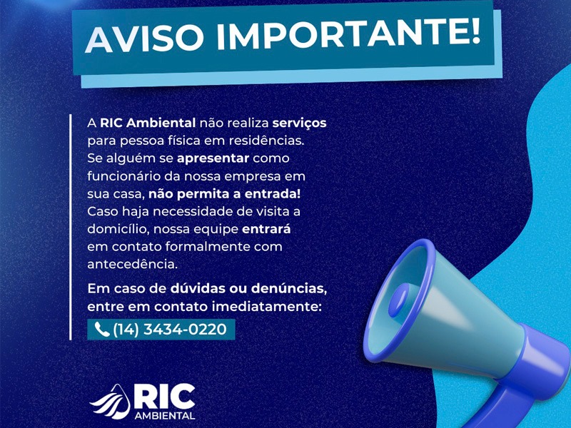 RIC Ambiental alerta para tentativas de golpe em residncias