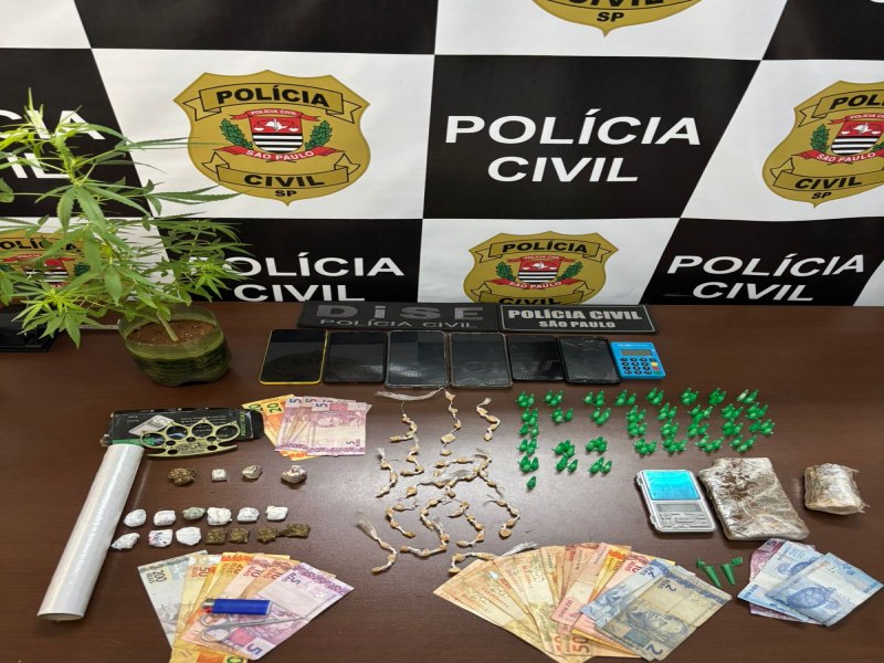 POLCIA CIVIL DE TUP PRENDE EM FLAGRANTE, SEIS INVESTIGADOS POR TRFICO DE DROGAS NO MUNICPIO DE HERCULNCIA