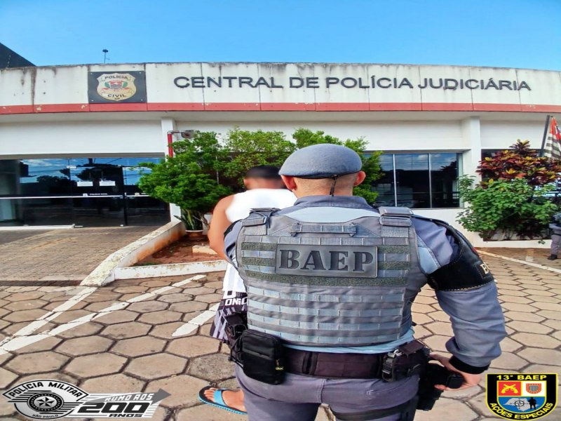 BAEP detm indivduo que era procurado pela justia em Agudos - SP