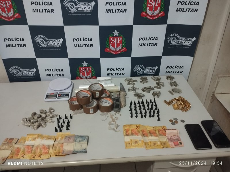 DOIS HOMENS FORAM PRESO POR TRFICO DE DROGAS EM POMPIA