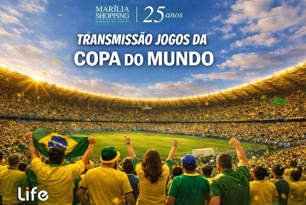 Mar�lia Shopping ser� palco da torcida brasileira durante a Copa