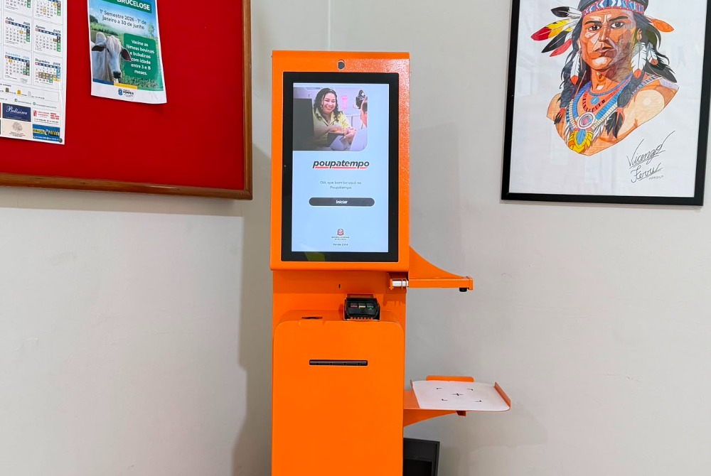Prefeitura de Pompeia implanta terminal de autoatendimento com acesso a serviços digitais do Poupatempo Prefeitura de Pompeia implanta terminal de autoatendimento com acesso a serviços digitais do Poupatempo