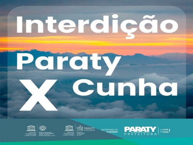 Estrada Paraty-Cunha ser interditada nesta  quarta e quinta-feira