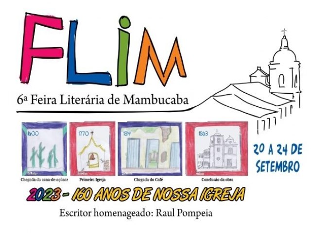Vem a a 6 edio da FLIM - Feira Literria de Mambucaba
