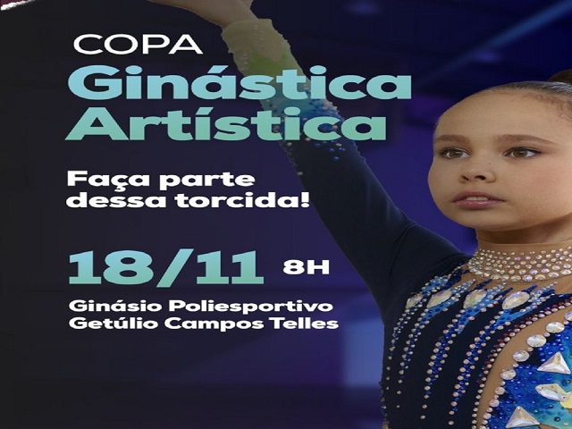 Angra vai receber a Copa Ginstica Artstica, neste sbado, 18/11, no ginsio Getlio Telles