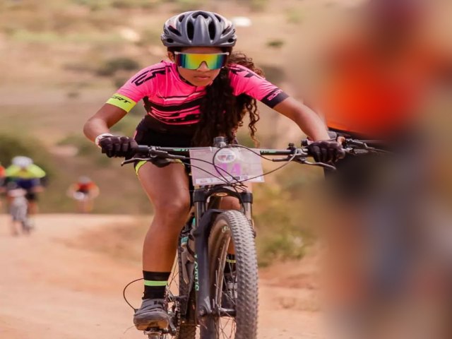 Ciclista mirim revelao de Estrela de Alagoas procura apoio para o Campeonato Alagoano MTB