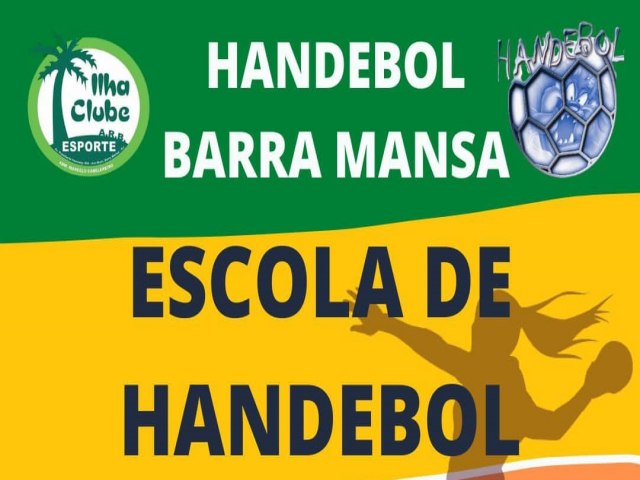Inscries abertas para a Escola de Handebol Barra Mansa