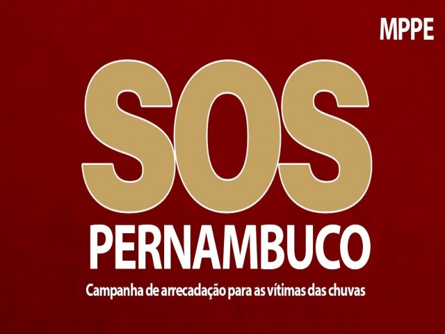 Campanha de auxlio a vtimas das chuvas em Pernambuco