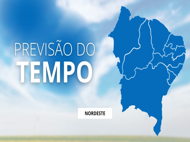 O TEMPO E A TEMPERATURA: Tera-feira (13) com dia ensolarado em Alagoas e Sergipe