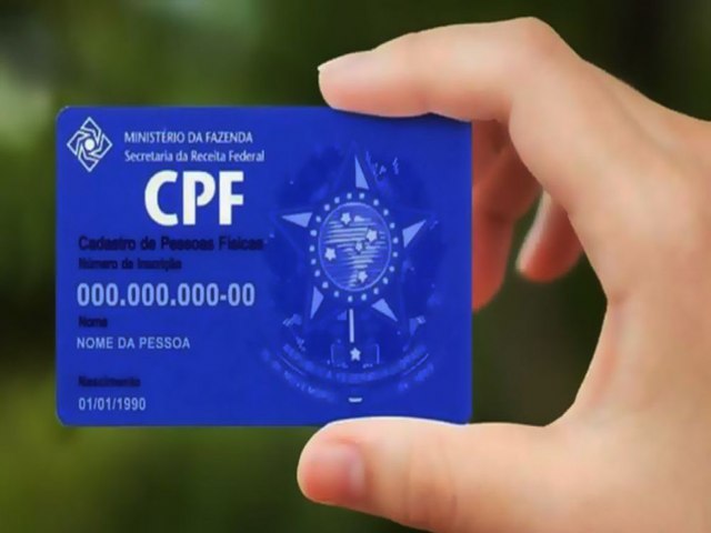 CPF vai servir agora como único número para identificar o cidadão