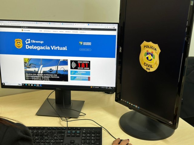 Roraima | Delegacia Virtual tem mais de 24 mil registros de ocorrências