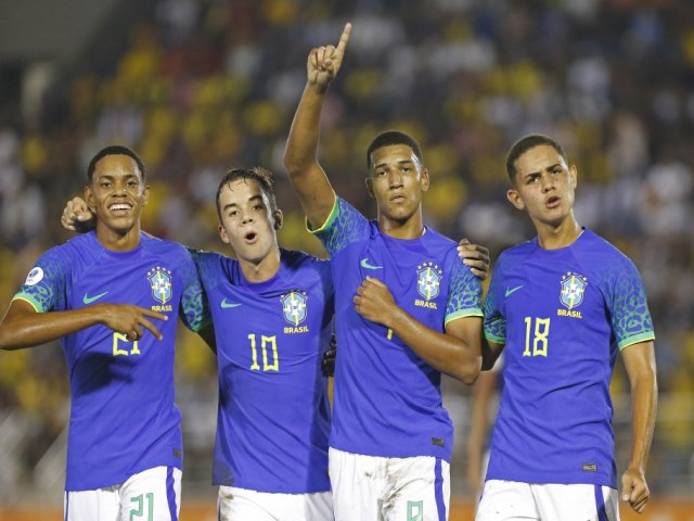Na Estreia do Sul-Americano Sub-17, Brasil empata com Equador