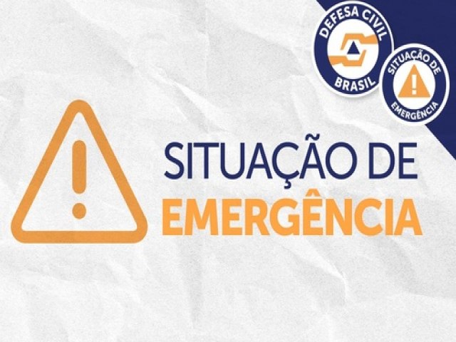 Defesa Civil Nacional reconhece situação de emergência em mais 23 cidades afetadas por desastres